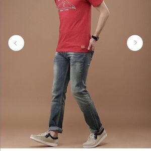 Louise Phillipe LP Jeans Cast & Riveted Sundance Fit Mid Rise Straight Jeans